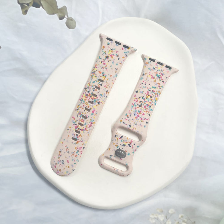 Sejt Silikone Universal Rem passer til Apple Smartwatch - Pink#serie_2