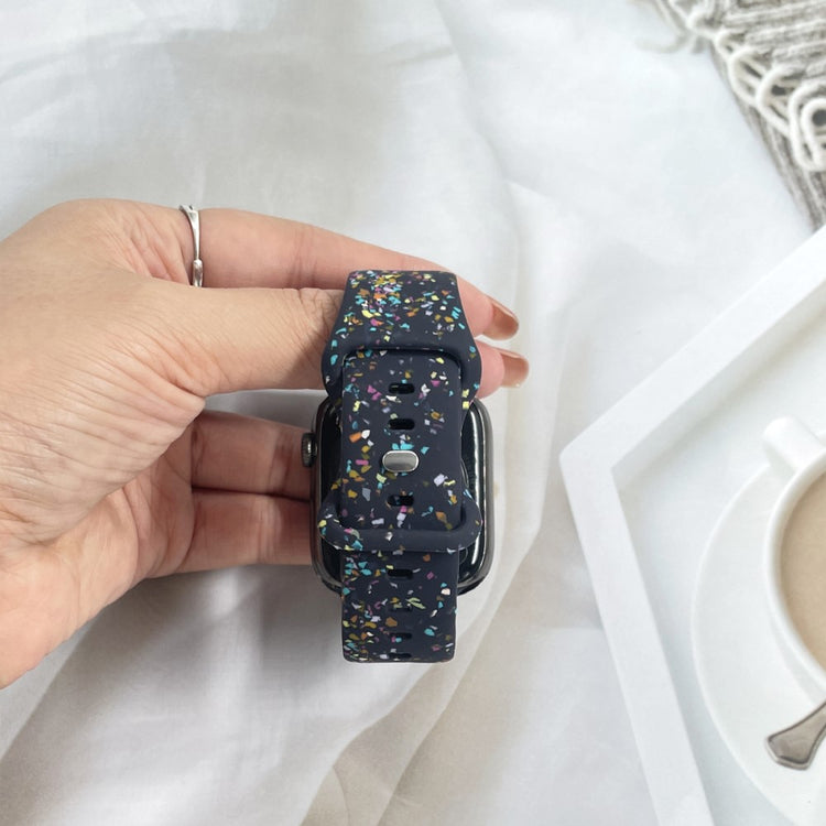 Sejt Silikone Universal Rem passer til Apple Smartwatch - Blå#serie_4