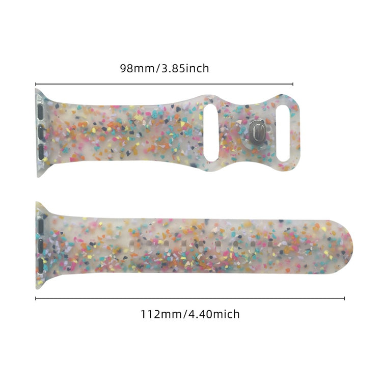 Pattern Band Apple Watch Universal 49mm/45mm/42mm Silicone Watch Strap - Transparent#serie_5