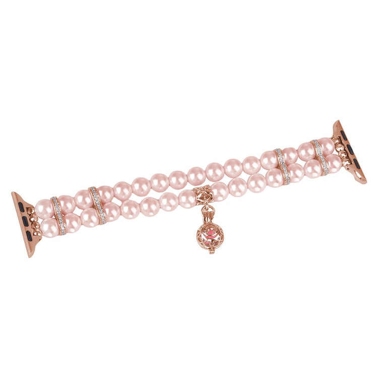 Mega Holdbart Silikone Universal Rem passer til Apple Smartwatch - Pink#serie_3