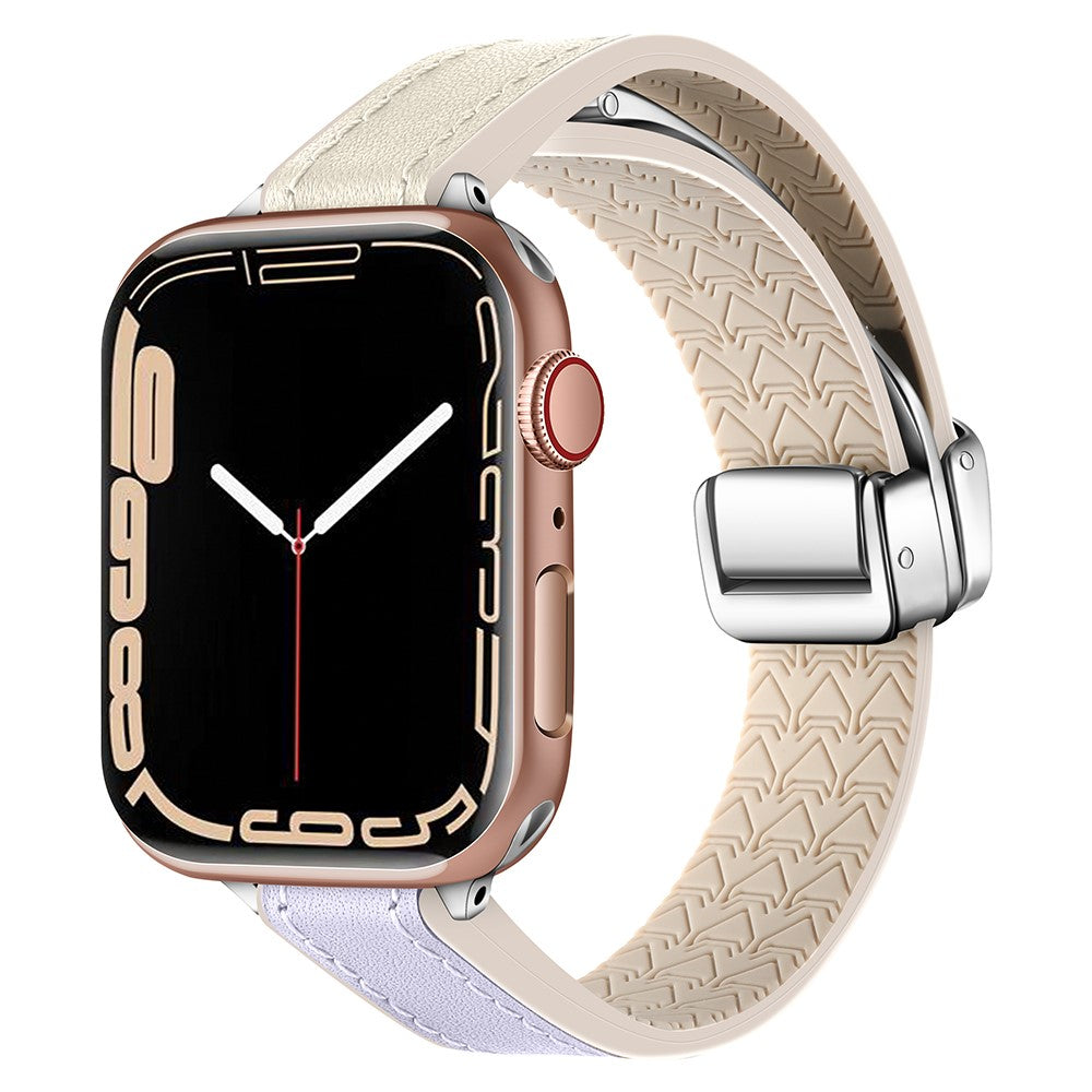 Super Godt Kunstlæder Universal Rem passer til Apple Smartwatch - Lilla#serie_9