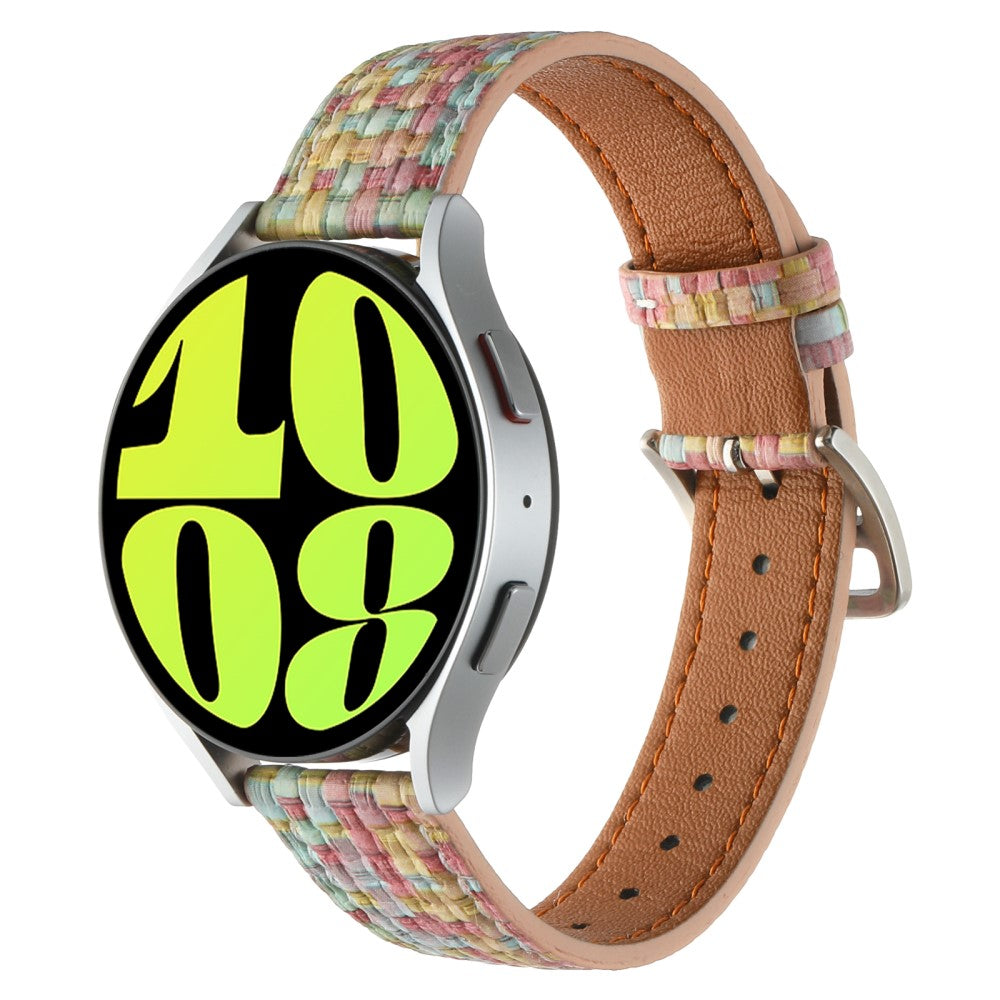 Vildt Fint Kunstlæder Universal Rem passer til Smartwatch - Pink#serie_1