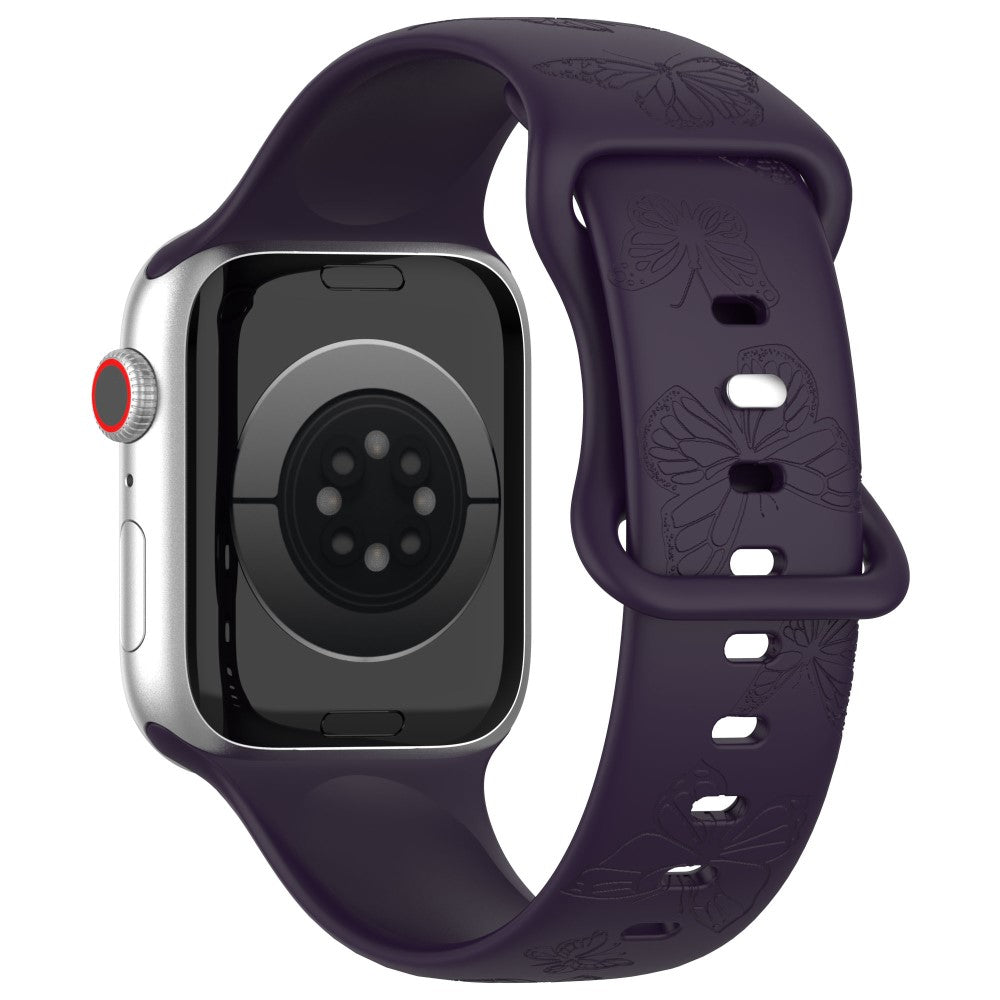 Vildt Godt Silikone Universal Rem passer til Apple Smartwatch - Lilla#serie_2
