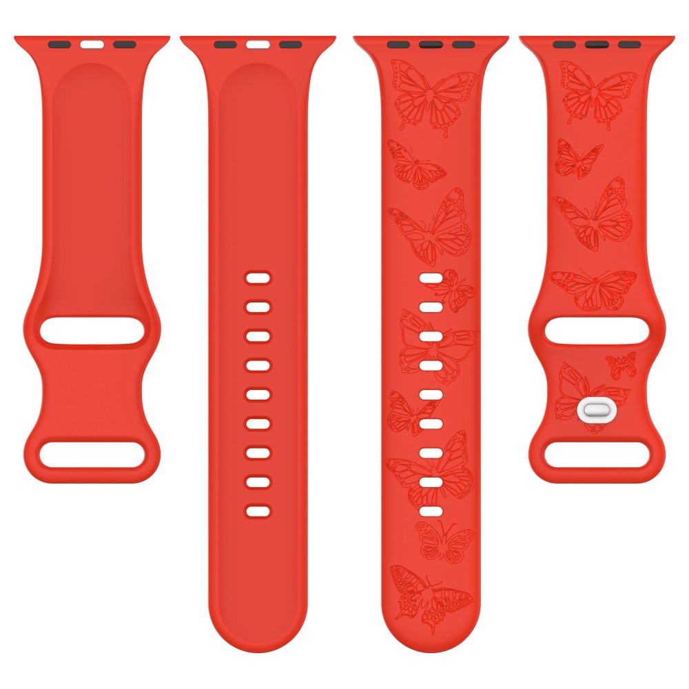 Vildt Godt Silikone Universal Rem passer til Apple Smartwatch - Grøn#serie_5