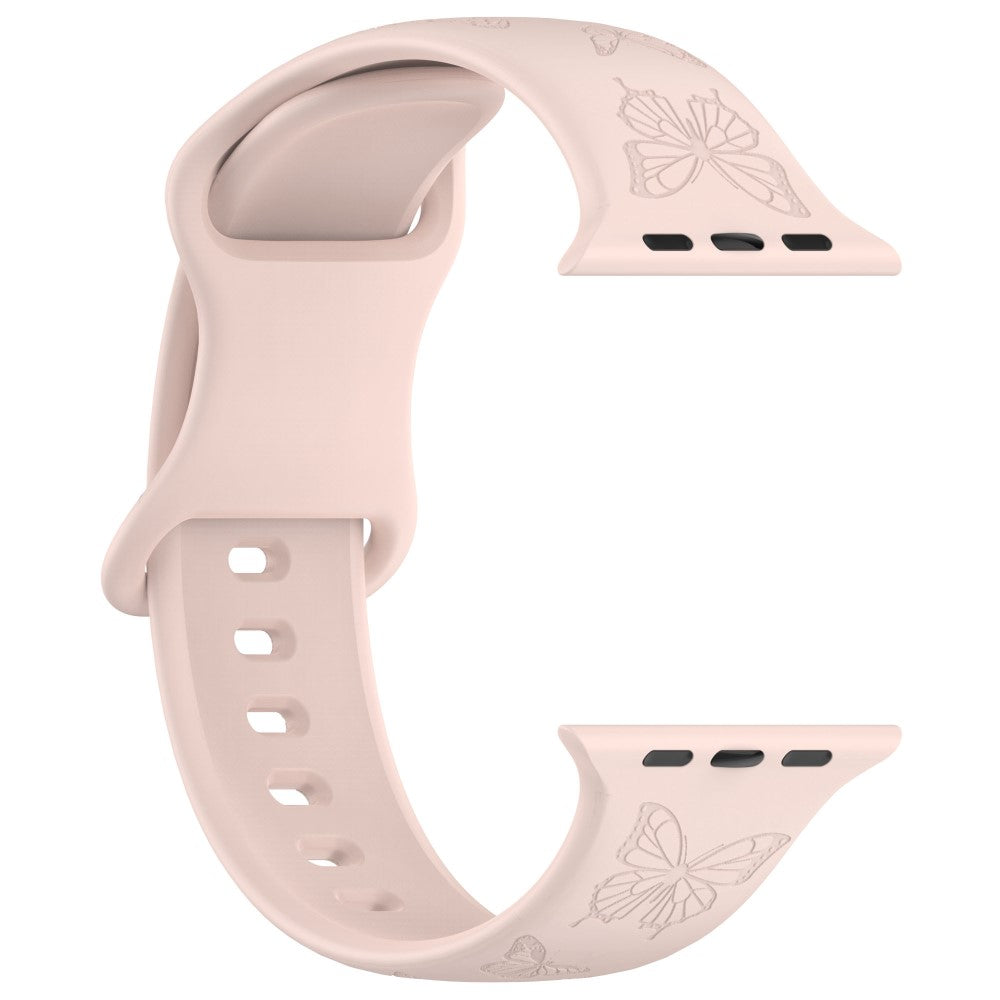 Vildt Godt Silikone Universal Rem passer til Apple Smartwatch - Pink#serie_11