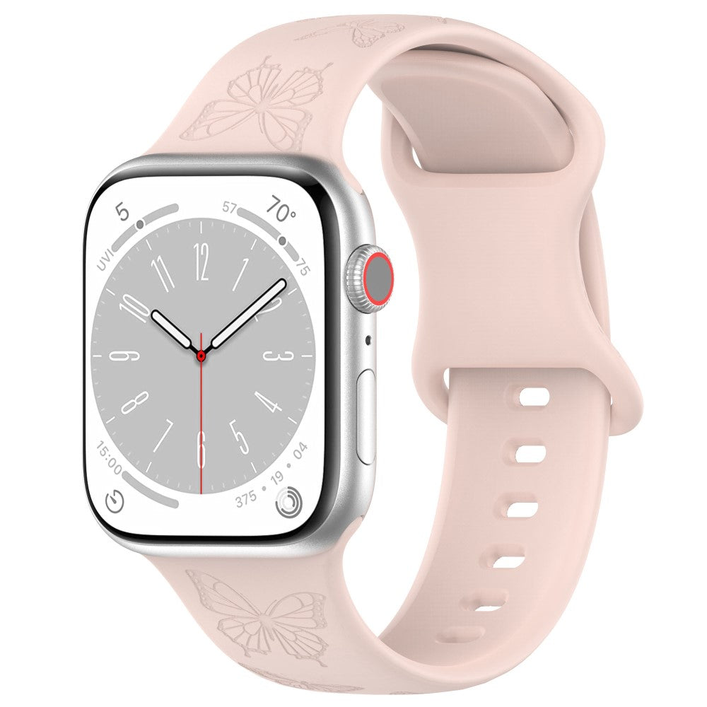 Vildt Godt Silikone Universal Rem passer til Apple Smartwatch - Pink#serie_11