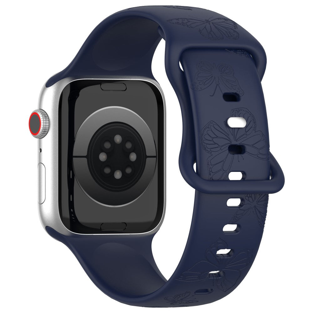 Vildt Godt Silikone Universal Rem passer til Apple Smartwatch - Blå#serie_12
