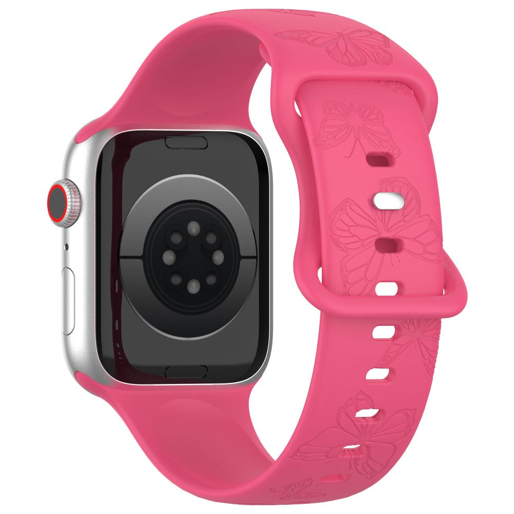 Vildt Godt Silikone Universal Rem passer til Apple Smartwatch - Pink#serie_13
