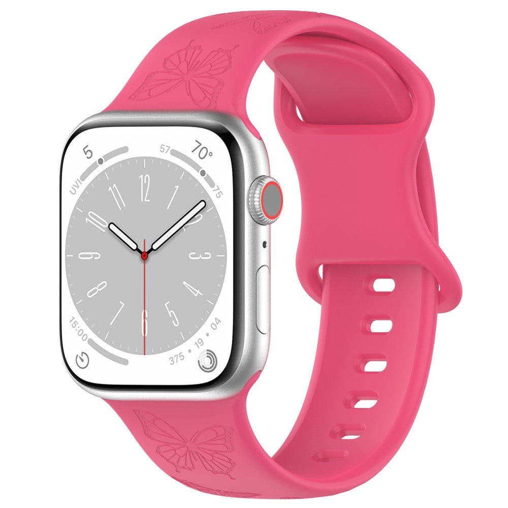 Vildt Godt Silikone Universal Rem passer til Apple Smartwatch - Pink#serie_13