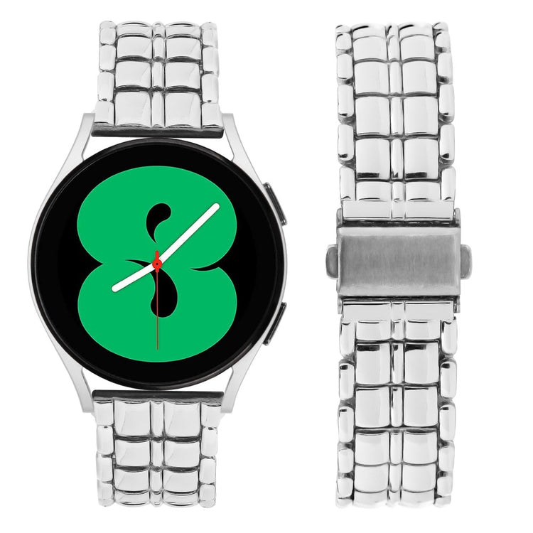 Rigtigt Fantastisk Metal Universal Rem passer til Samsung Smartwatch - Sølv#serie_4