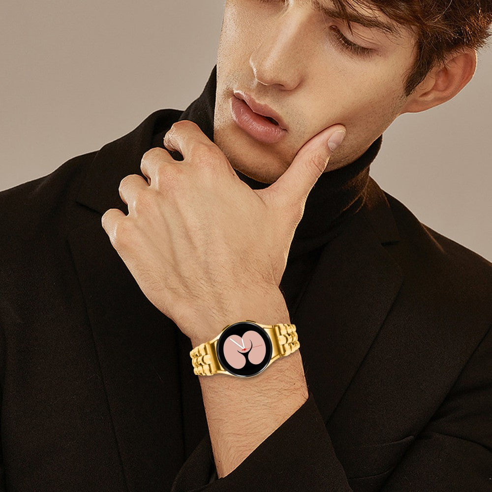 Samsung Galaxy Watch6 - 20mm - Metal Watch Strap Seamless Slim Watch Band - Gold#serie_3