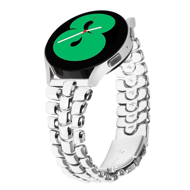 Glimrende Metal Rem passer til Garmin Vivomove 3 - Sølv#serie_4