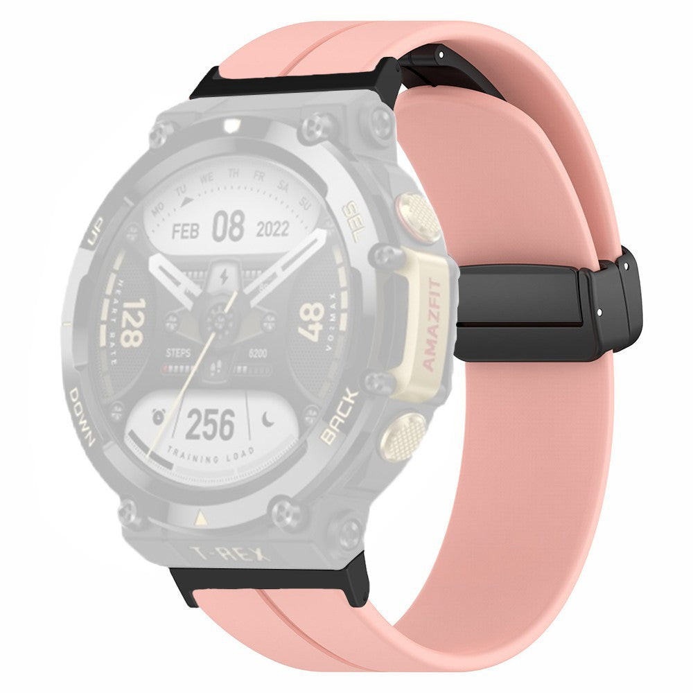 Super Elegant Silikone Rem passer til Amazfit T-Rex 2 - Pink#serie_3