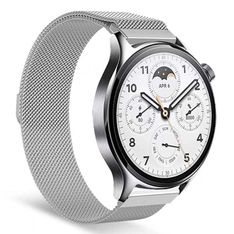 Meget Pænt Metal Universal Rem passer til Smartwatch - Sølv#serie_2