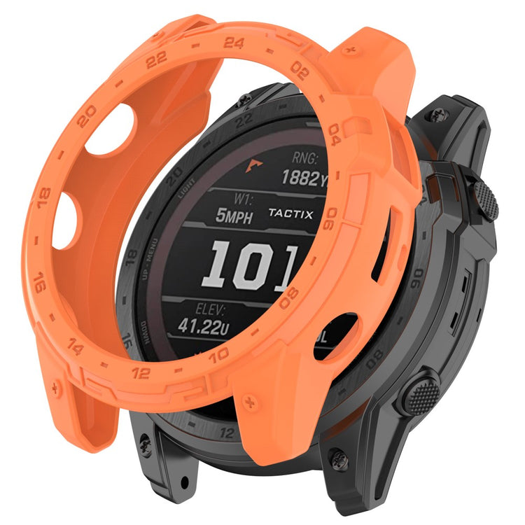 Fleksibel Silikone Bumper passer til Garmin Tactix 7 - Orange#serie_1