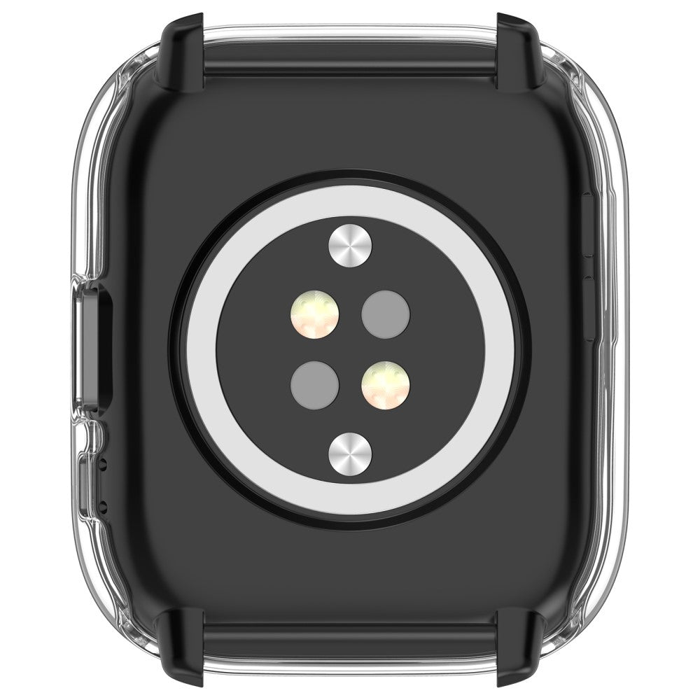 Rigtigt Godt Cover med Skærmbeskytter i Silikone og Glas passer til Amazfit Active - Gennemsigtig#serie_6