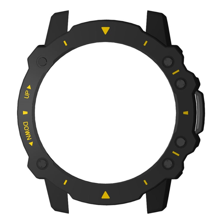 Huami Amazfit Falcon Watch Case Anti-drop Hard Watch Frame Protective Shell - Black+Yellow#serie_5