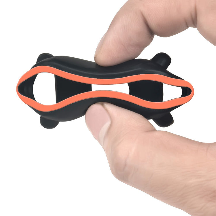 Huami Amazfit Bip / Bip Lite Protective Edge Case Dual Color Silicone Watch Cover - Black+Orange#serie_1