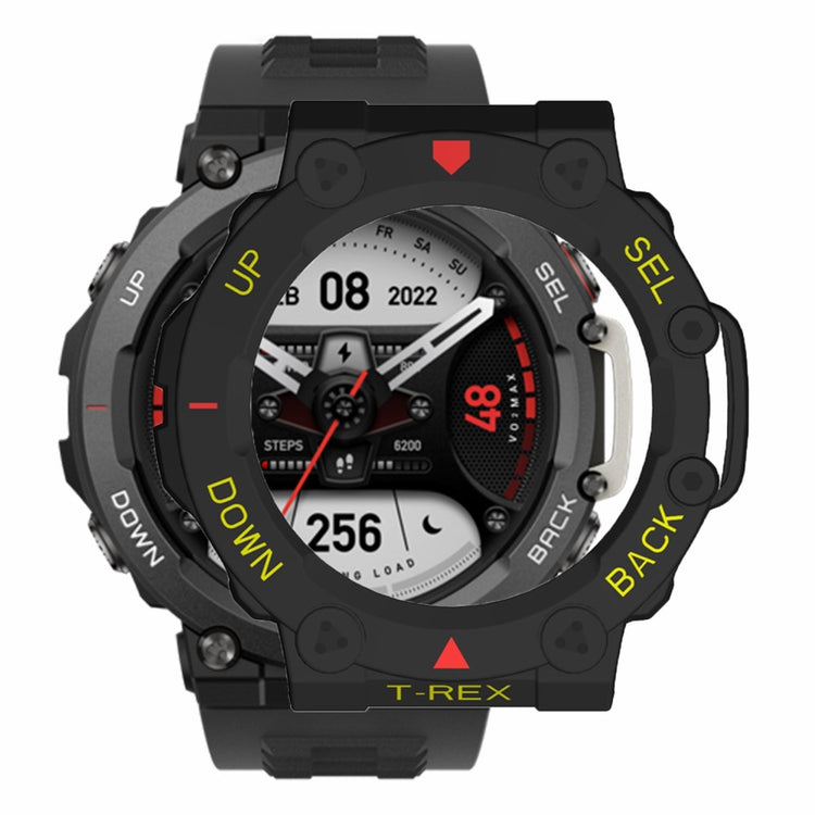 Huami Amazfit T-Rex 2 Watch Case Cover Quick Release Hard Watch Protective Case - Black / Red / Yellow#serie_4