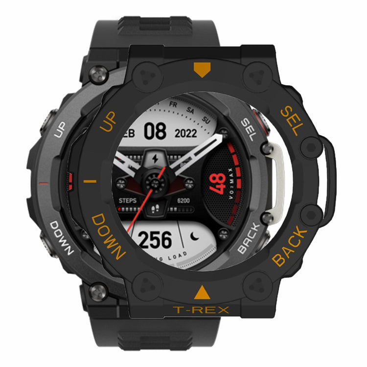 Huami Amazfit T-Rex 2 Watch Case Cover Quick Release Hard Watch Protective Case - Black / Gold#serie_7