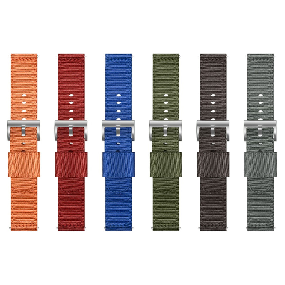 Rigtigt Elegant Nylon Rem passer til 18mm - Blå#serie_bfwu101e