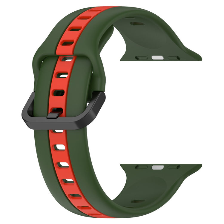 Vildt Elegant Silikone Universal Rem passer til Apple Smartwatch - Grøn#serie_9