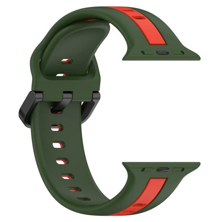 Vildt Elegant Silikone Universal Rem passer til Apple Smartwatch - Grøn#serie_9