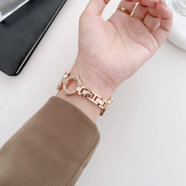 Alle Tiders Metal Universal Rem passer til Apple Smartwatch - Sort#serie_3