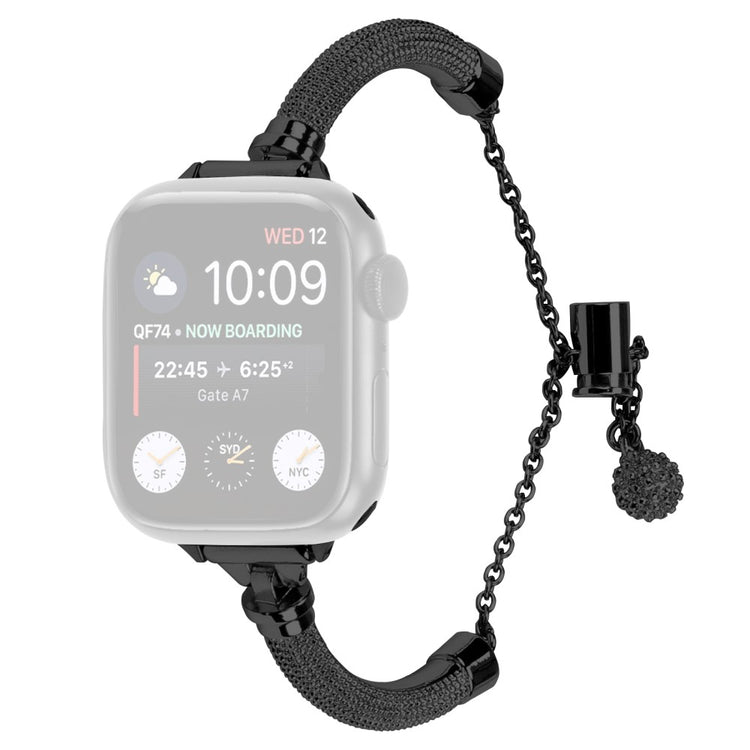 Rigtigt Fantastisk Metal Universal Rem passer til Apple Smartwatch - Sort#serie_1