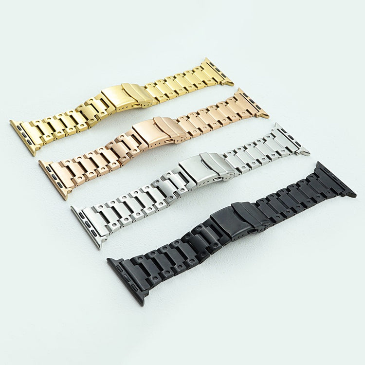 Meget Cool Metal Universal Rem passer til Apple Smartwatch - Sort#serie_4