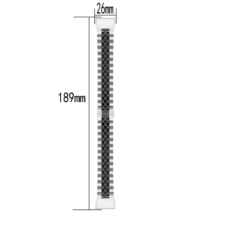 Super Kønt Metal Universal Rem passer til Garmin Smartwatch - Sølv#serie_1