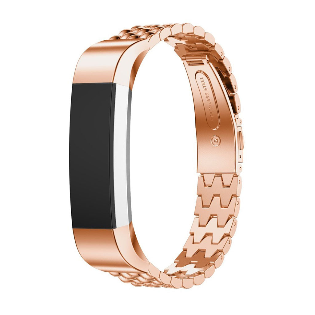 Vildt skøn Fitbit Alta HR Metal Rem - Pink#serie_1