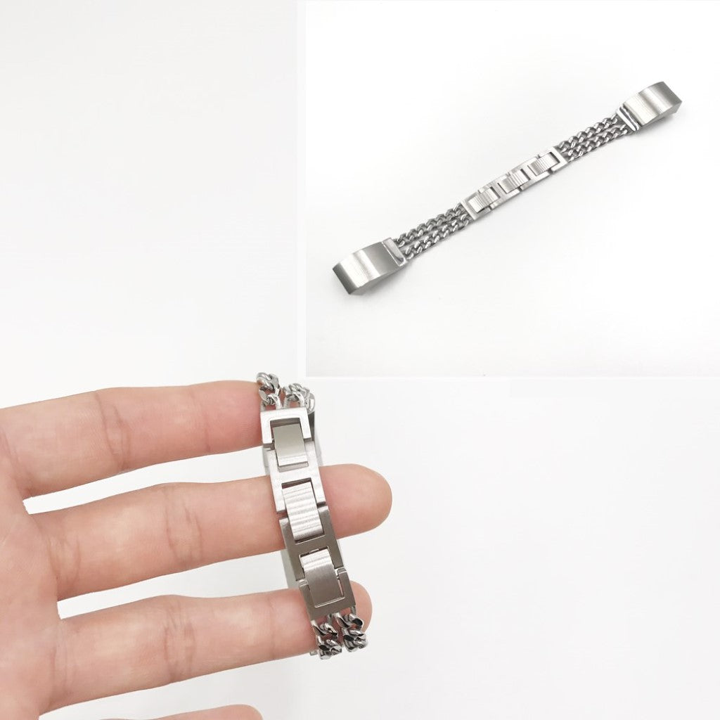 Mega nydelig Fitbit Alta HR Metal Rem - Sølv#serie_2