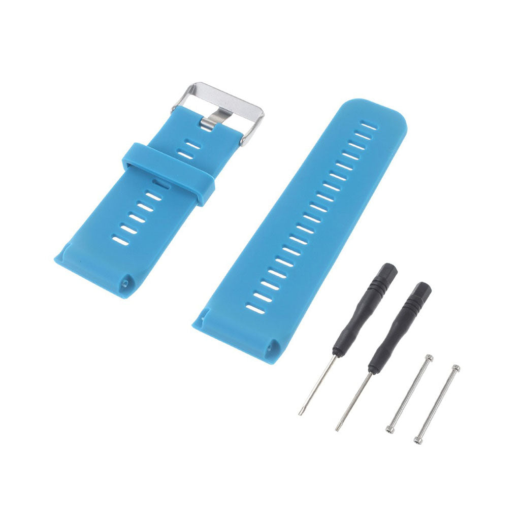 Holdbart Garmin Vivoactive HR Silikone Rem - Blå#serie_1