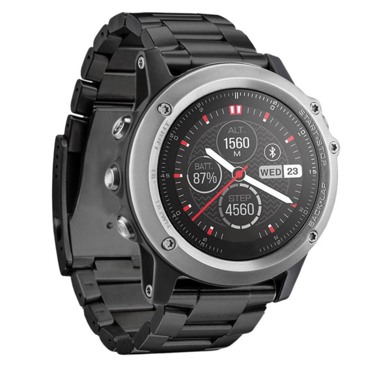 Mega cool Garmin Fenix 3 Metal Rem - Sort#serie_4