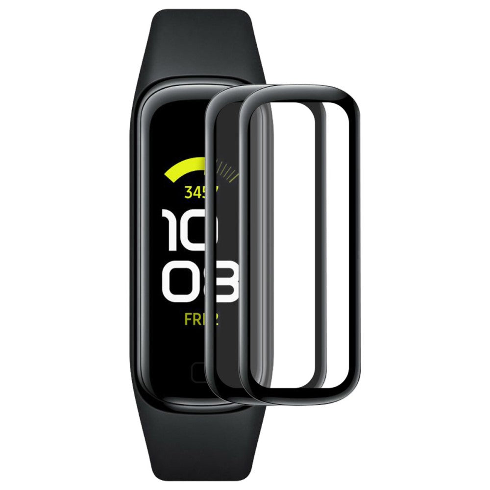 2stk Samsung Galaxy Fit 2 Silikone Skærmbeskytter - Gennemsigtig#serie_903