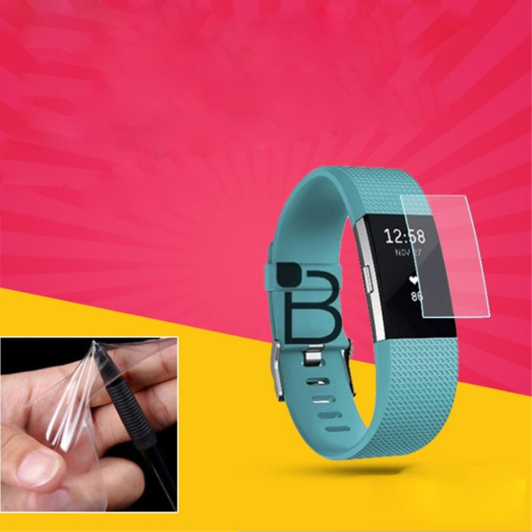 Fitbit Charge 2 Plastik Skærmbeskytter - Gennemsigtig#serie_616