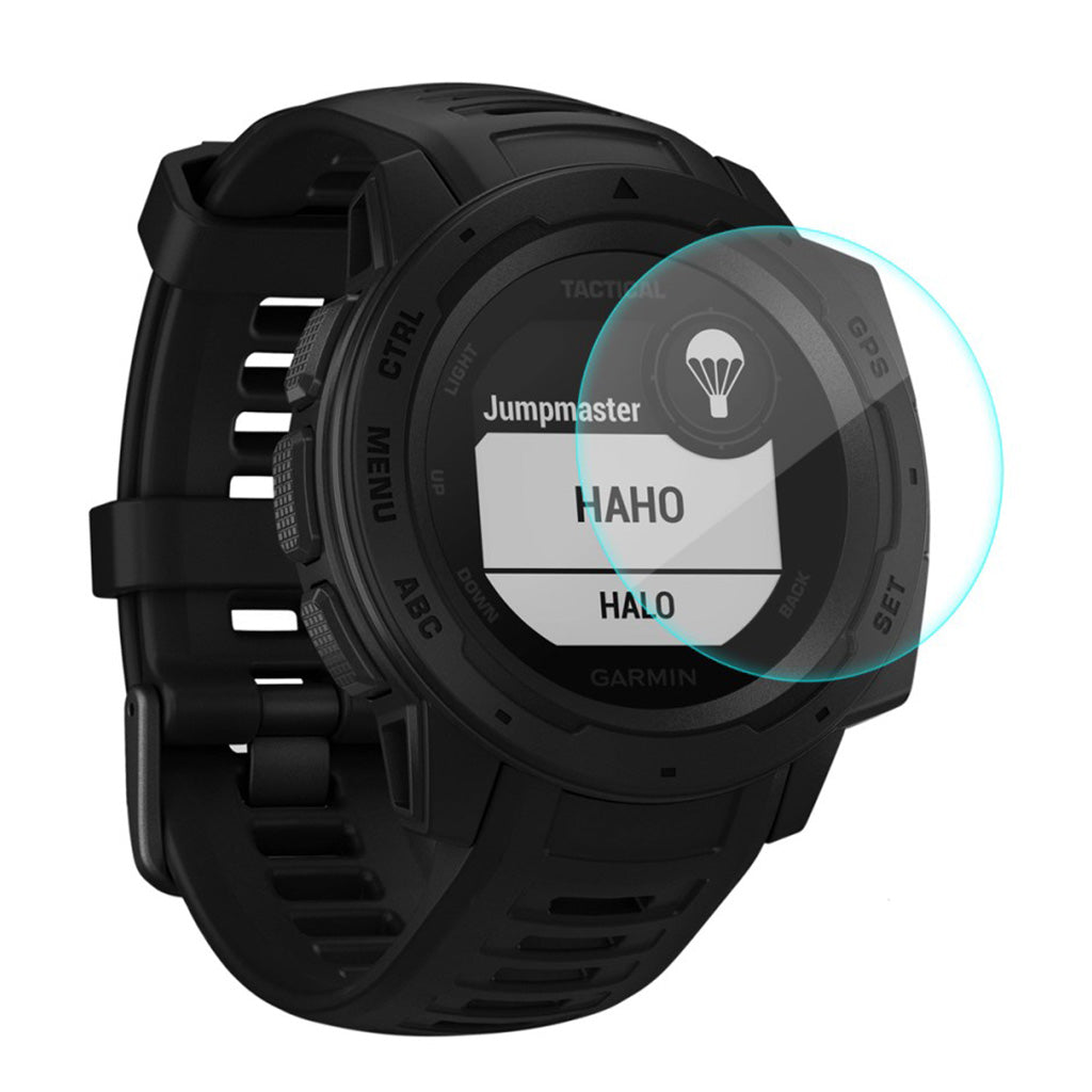 Garmin Instinct Tactical / Garmin Instinct Tide Hærdet Glas Skærmbeskytter - Gennemsigtig#serie_8