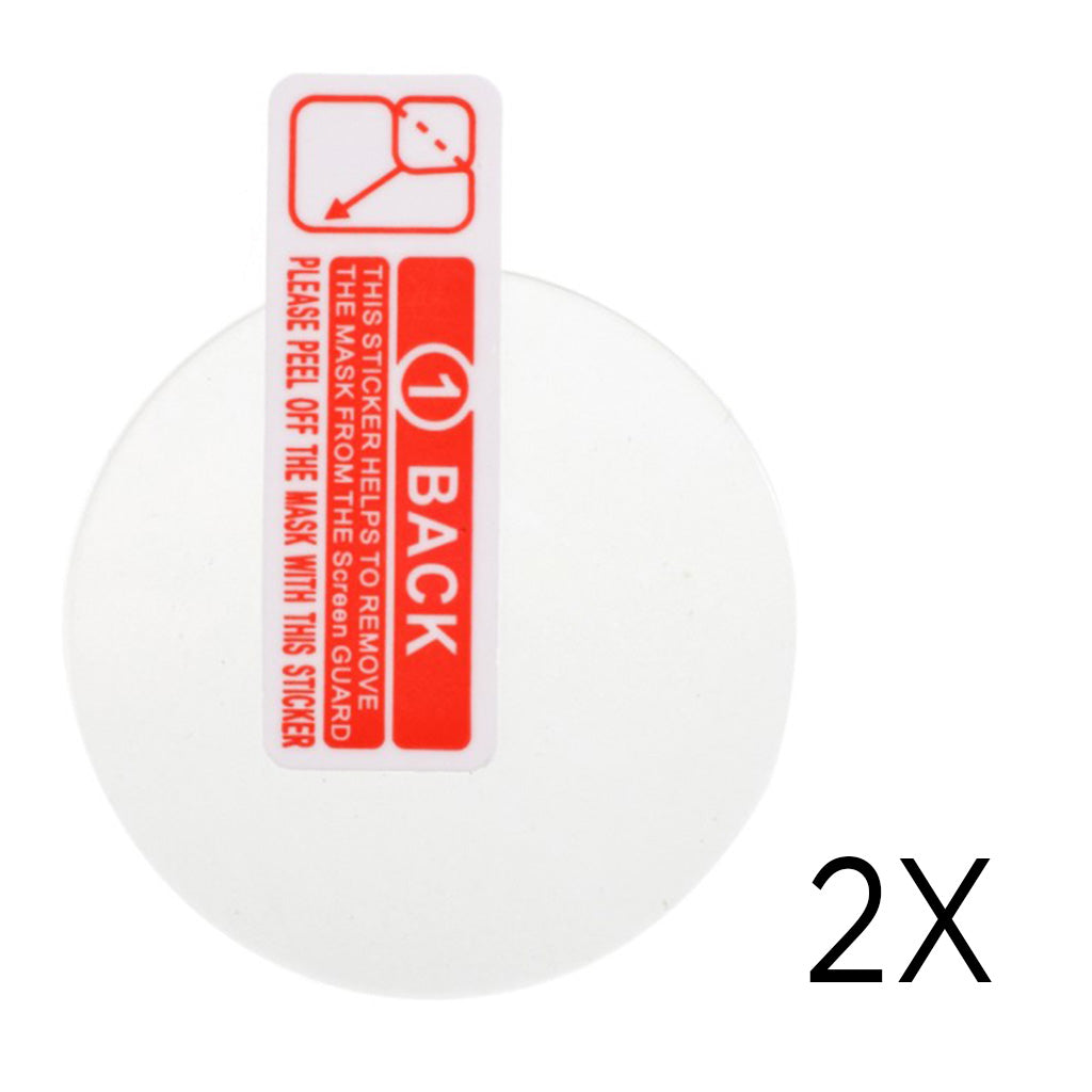 2stk Garmin Fenix 6 Pro Solar Hærdet Glas Skærmbeskytter - Gennemsigtig#serie_085