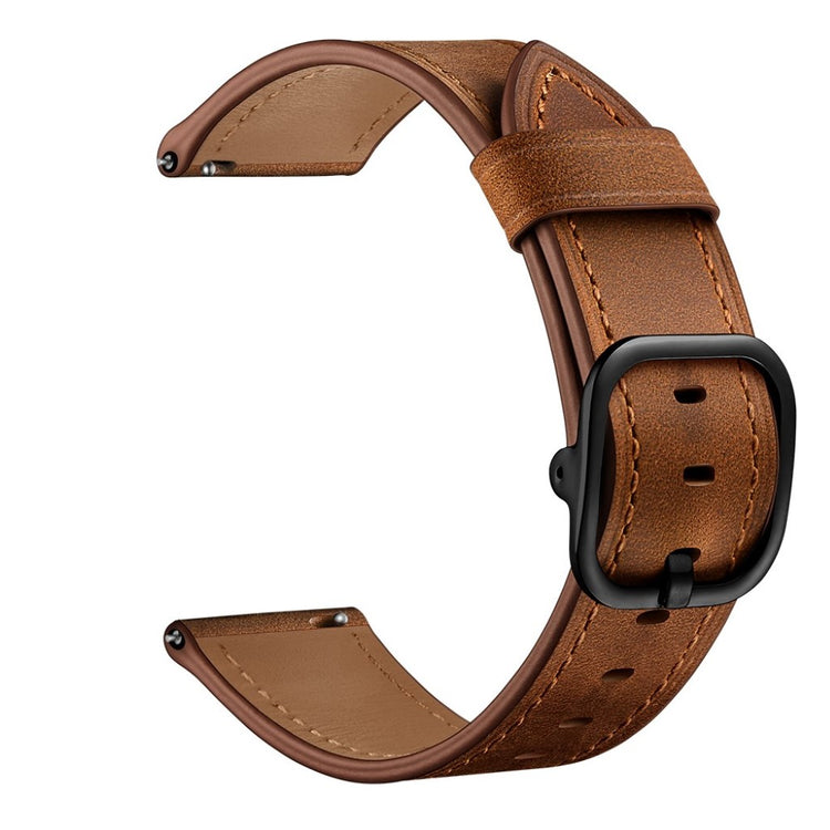 Samsung Galaxy Watch 3 (45mm) / Samsung Galaxy Watch (46mm) Ægte læder Rem - Brun#serie_2