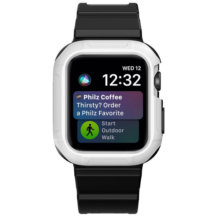 Helt vildt nydelig Apple Watch Series 4 40mm Silikone Rem - Hvid#serie_2