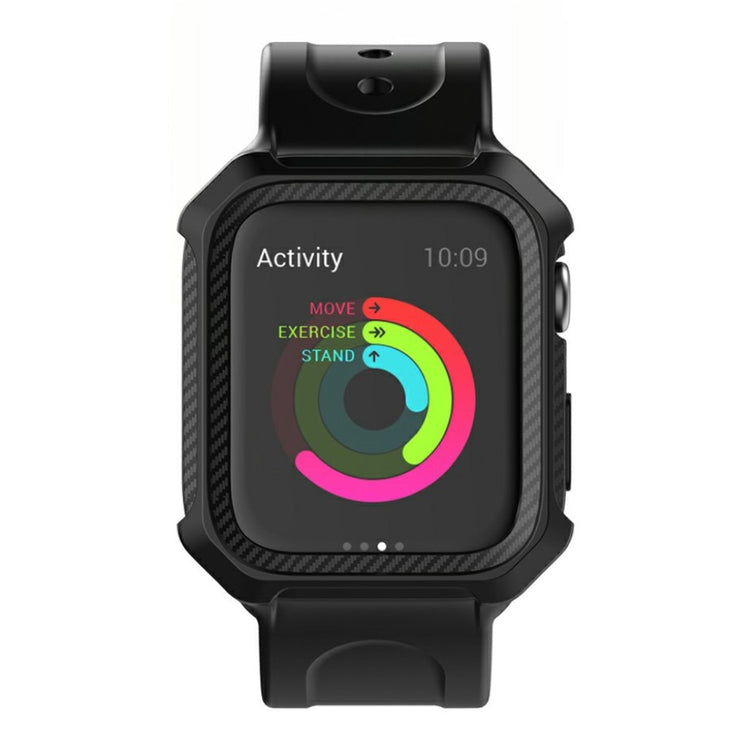 Apple Watch Series 5 44mm / Apple Watch 44mm Silikone Rem - Sort#serie_1