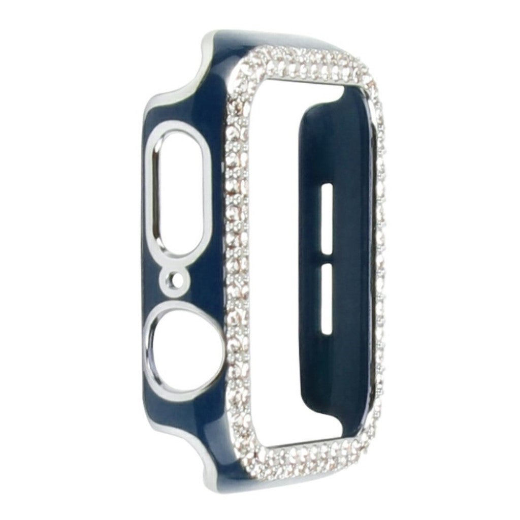 Universal Apple  Plastik og Rhinsten Bumper  - Blå#serie_10