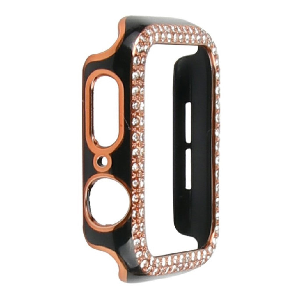 Universal Apple  Plastik og Rhinsten Bumper  - Sort#serie_5