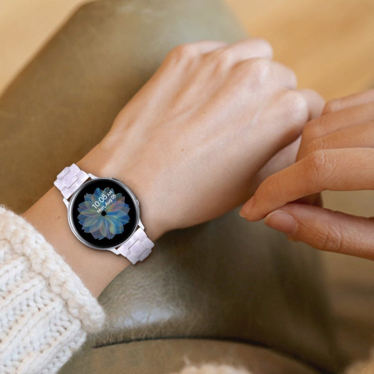 Samsung Galaxy Watch (46mm) / Samsung Galaxy Watch Active  Rem - Hvid#serie_2