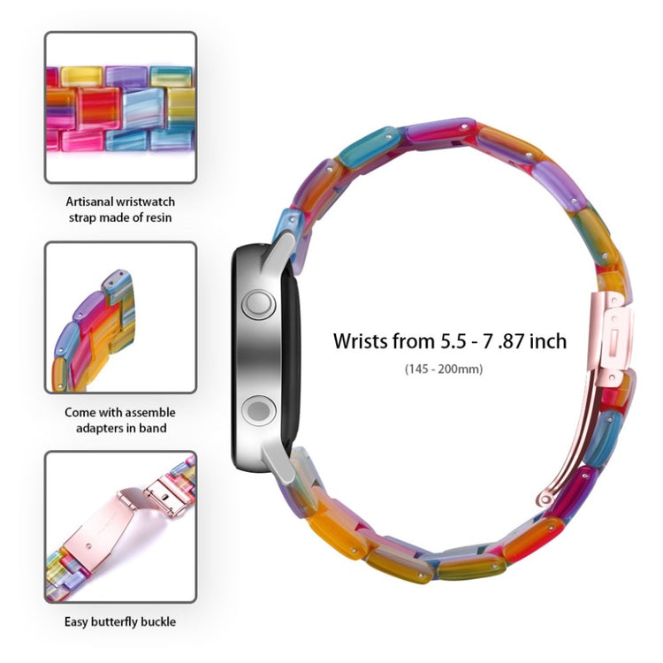 Samsung Galaxy Watch (46mm) / Samsung Galaxy Watch Active  Rem - Flerfarvet#serie_9
