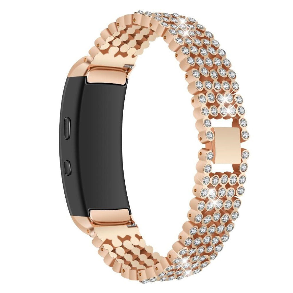Meget godt Samsung Gear Fit2 Metal og Rhinsten Rem - Flerfarvet#serie_1
