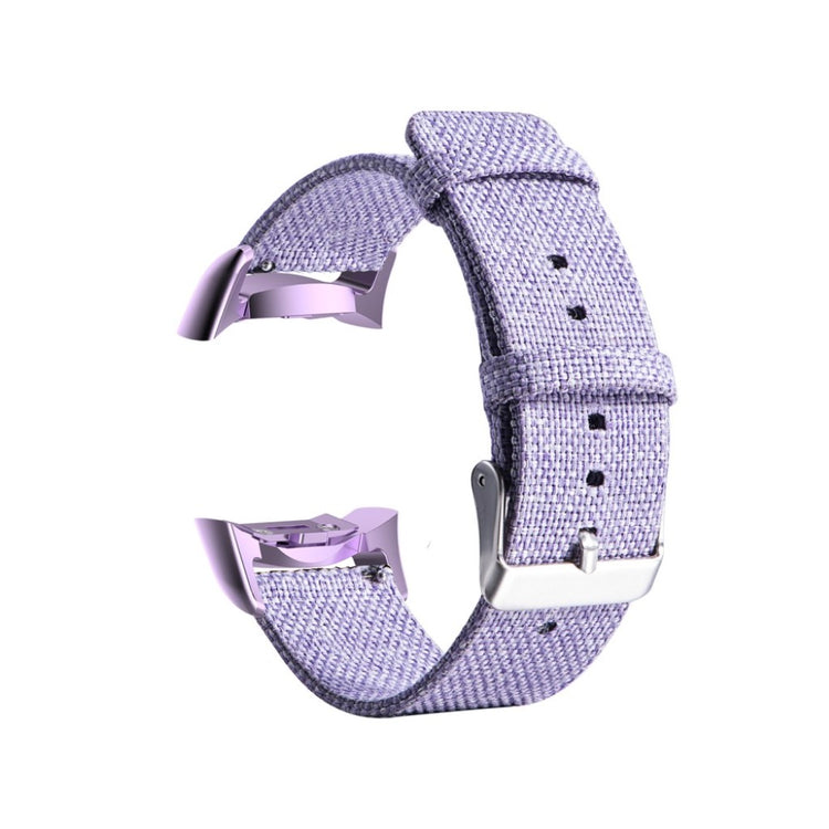 Mega kønt Samsung Gear Fit2 Pro Nylon Rem - Lilla#serie_1