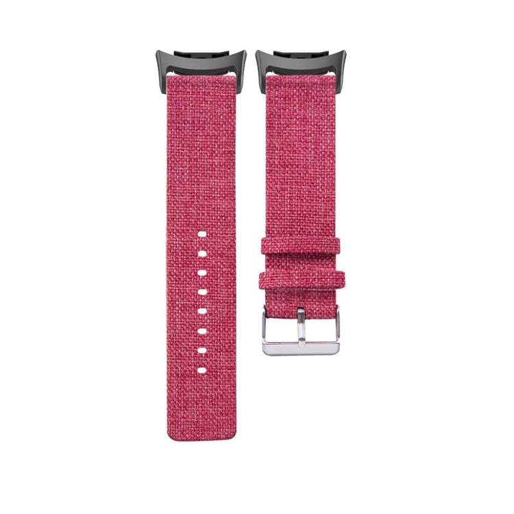 Mega kønt Samsung Gear Fit2 Pro Nylon Rem - Rød#serie_2