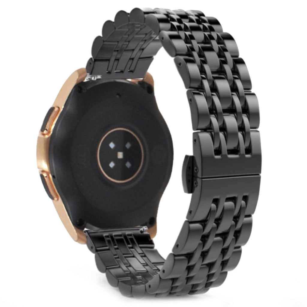 Helt vildt flot Samsung Galaxy Watch (46mm) Metal Rem - Sort#serie_1
